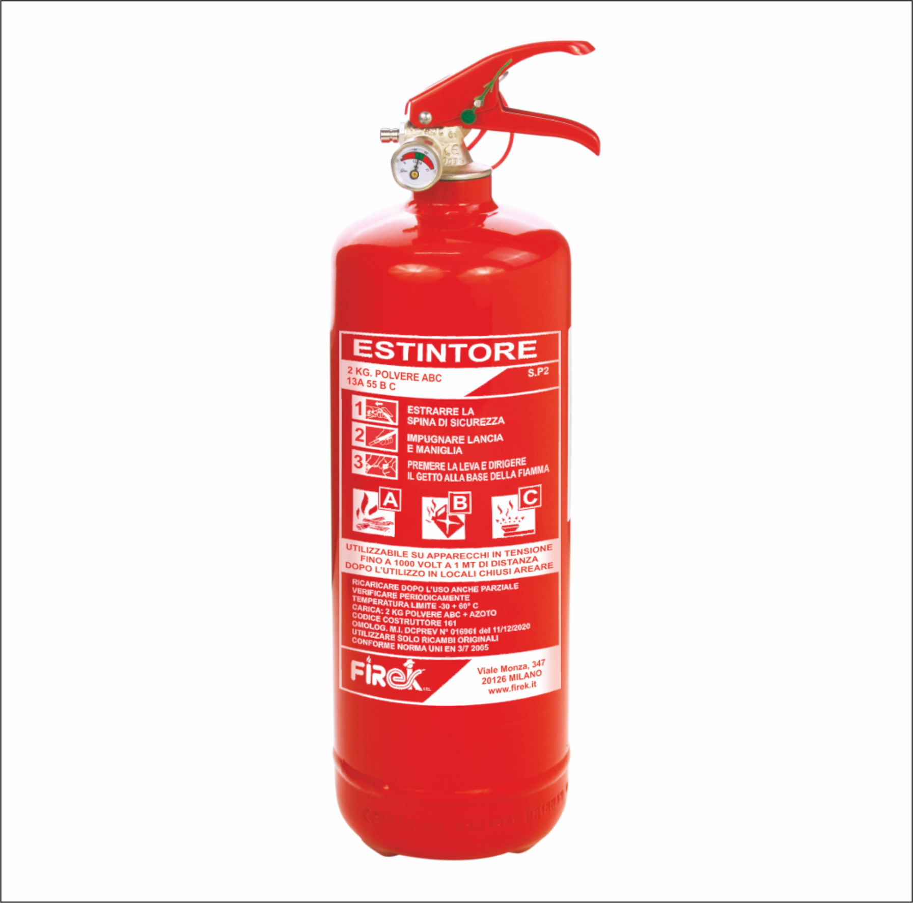 Estintore A Polvere 2kg