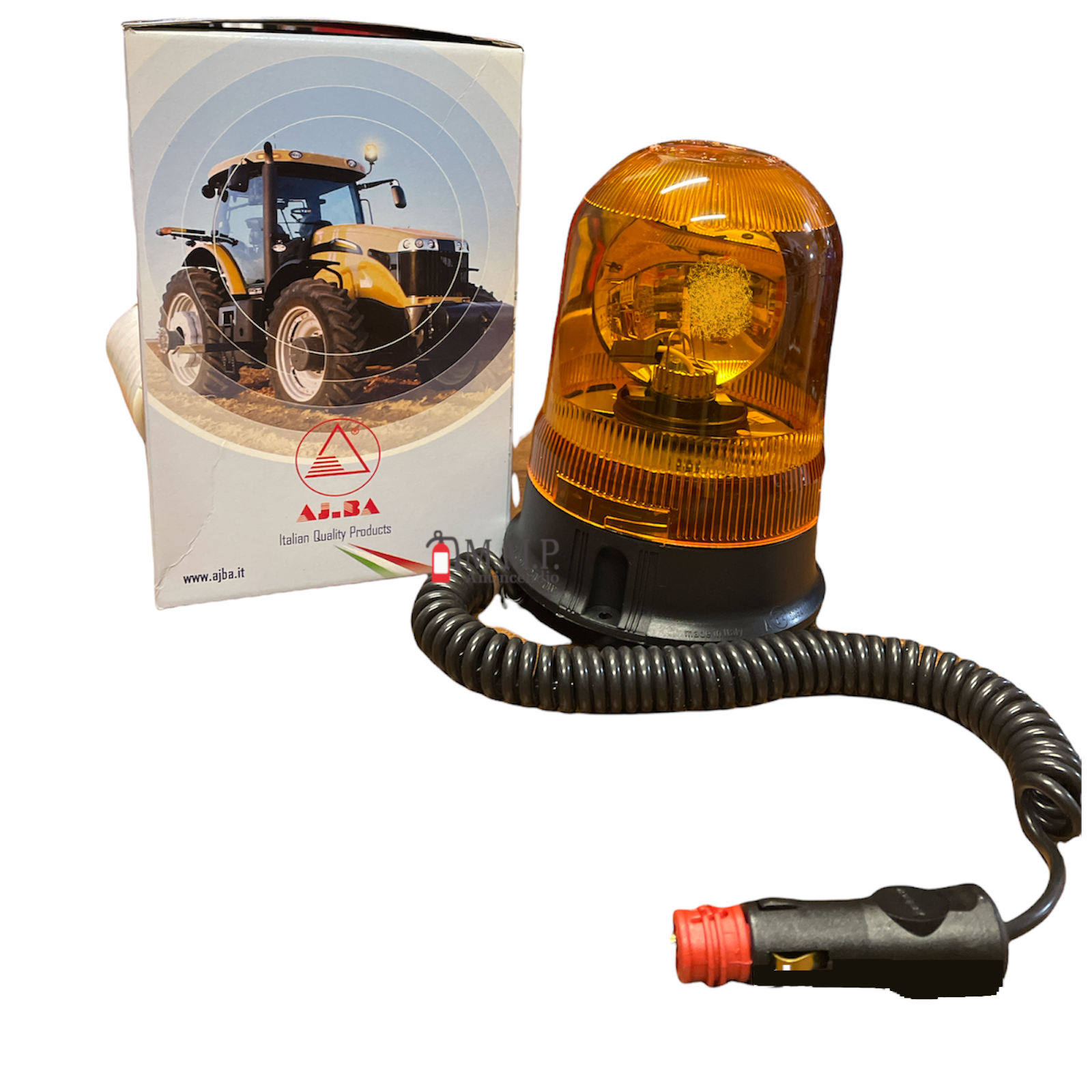 Giro faro Arancio 12 24 V