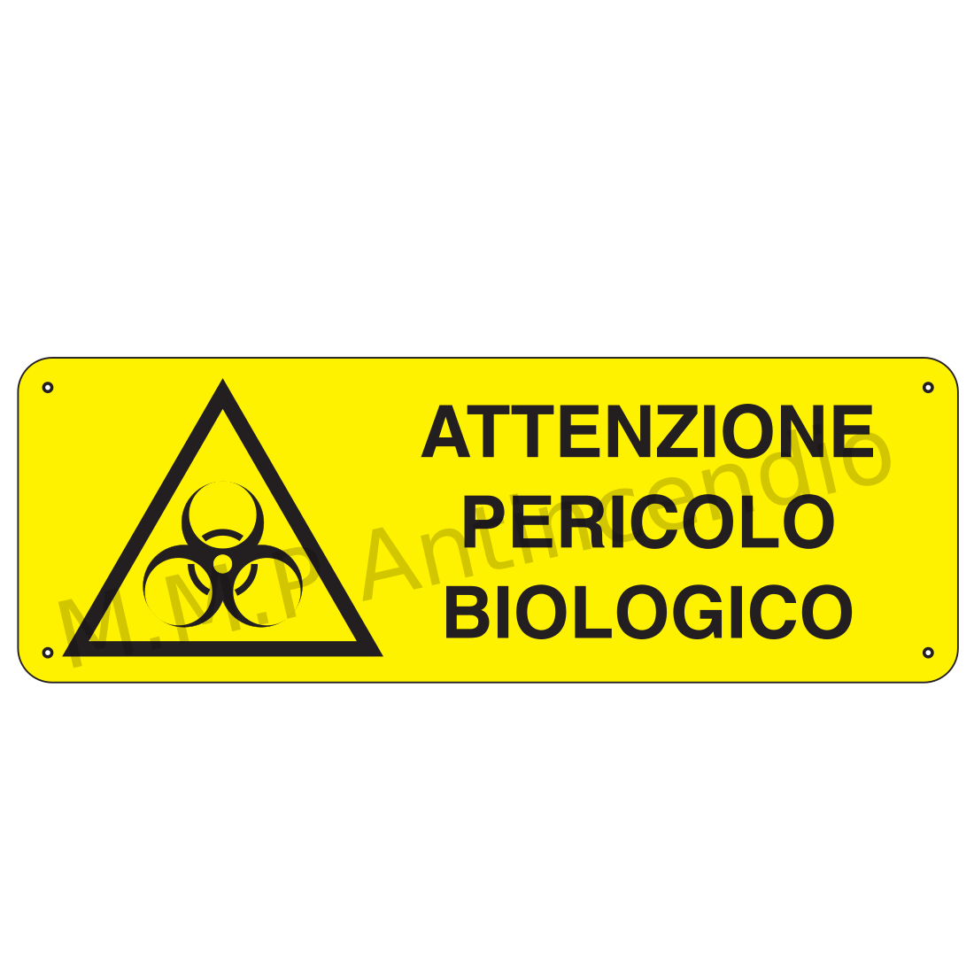 Attenzione pericolo biologico