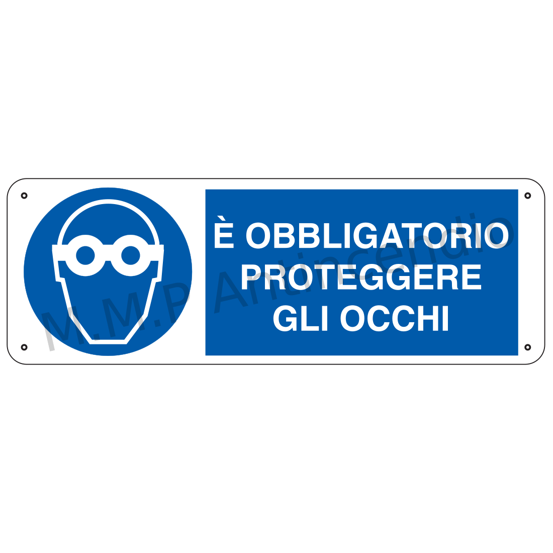 E obbligatorio proteggere gli occhi