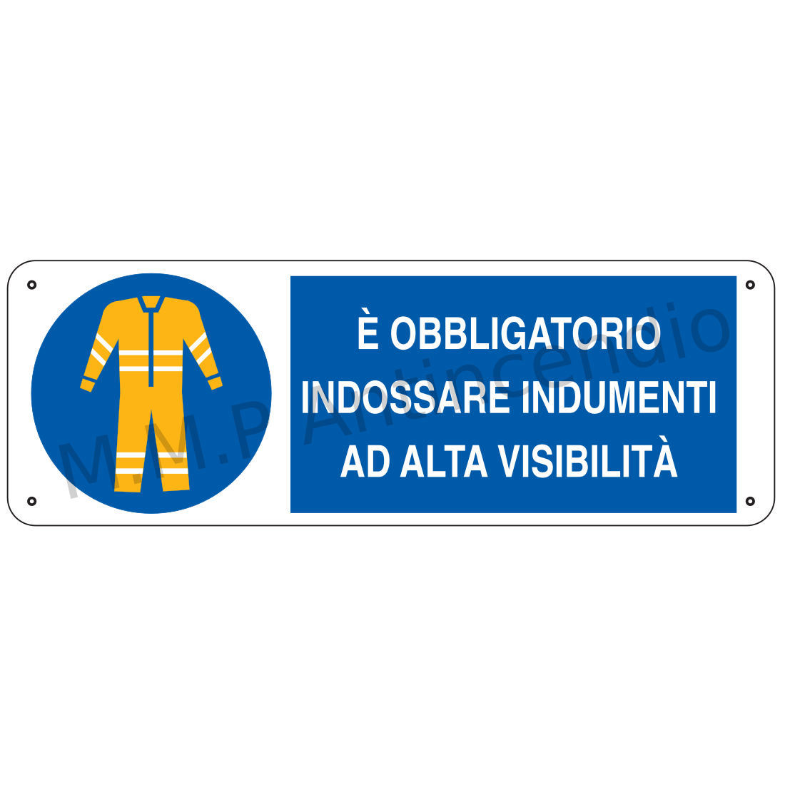 E obbligatorio indossare indumenti ad alta visibilita