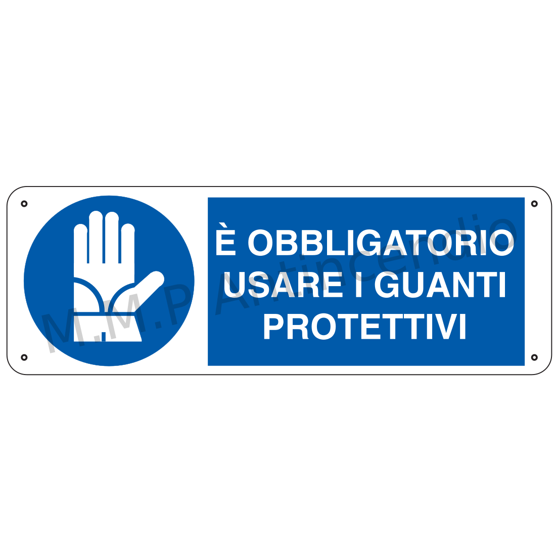 E obbligatorio usare guanti protettivi