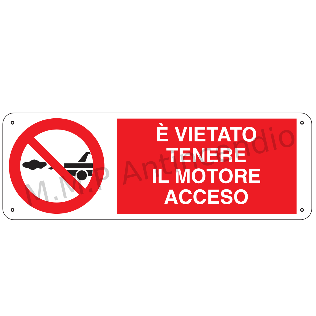 E vietato tenere il motore acceso