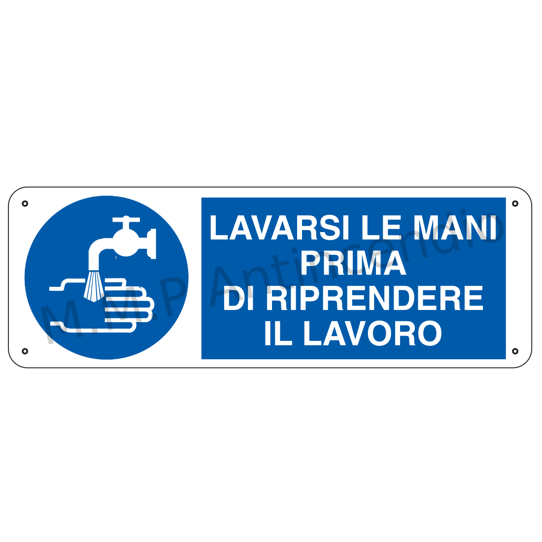 Lavarsi le mani prima di riprendere il lavoro