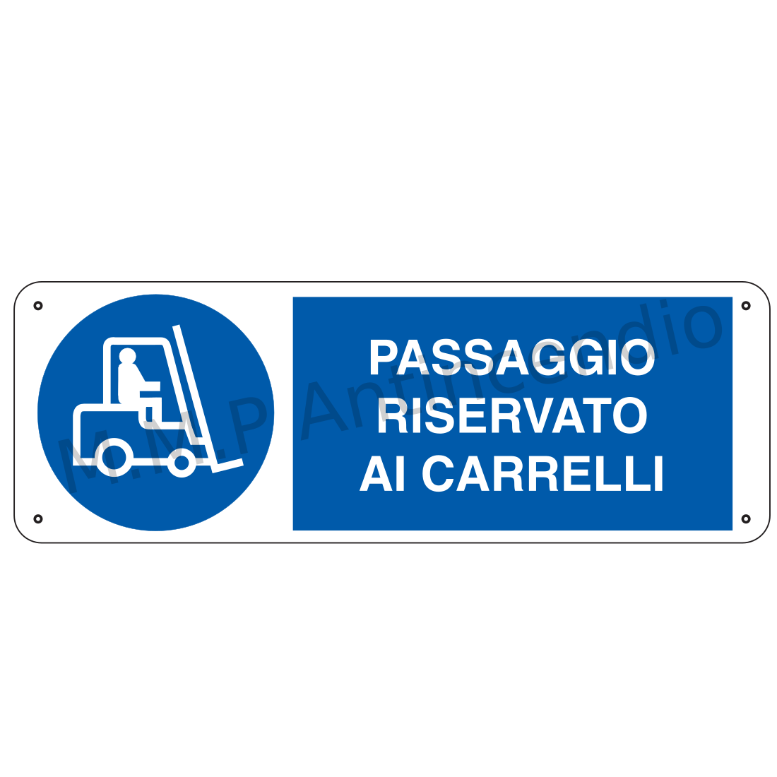 Passaggio riservato ai carrelli