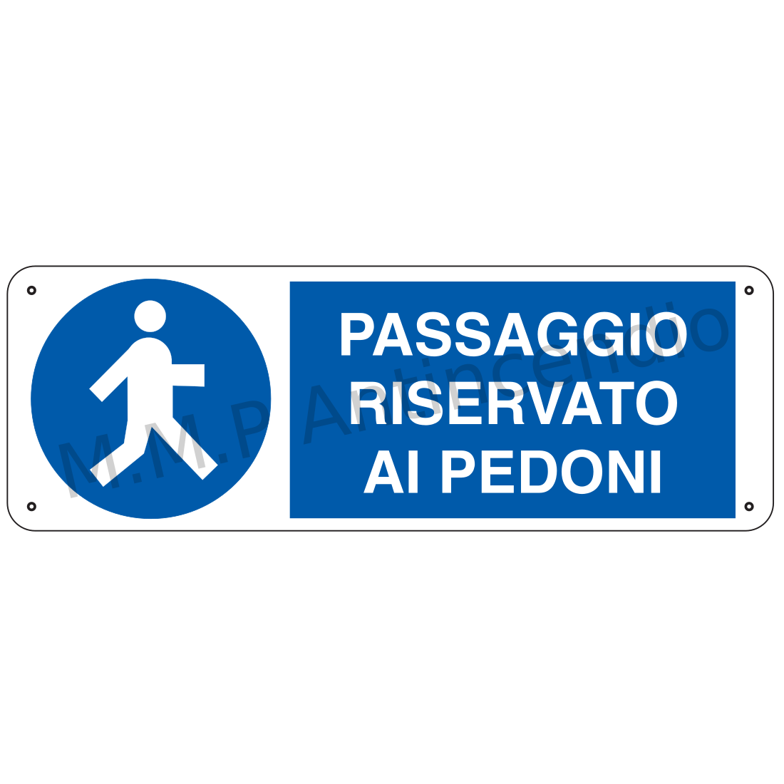 Passaggio riservato ai pedoni