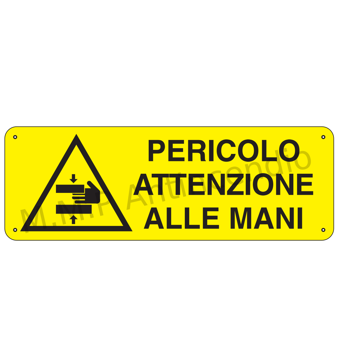 Pericolo attenzione alle mani