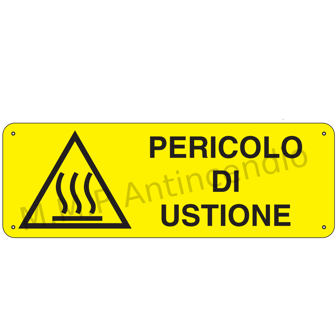 Pericolo di ustione