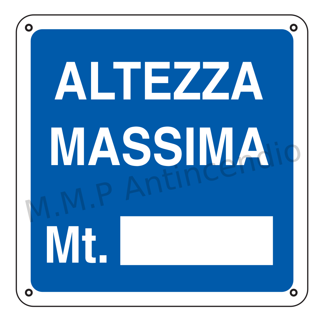 Altezza massima mt