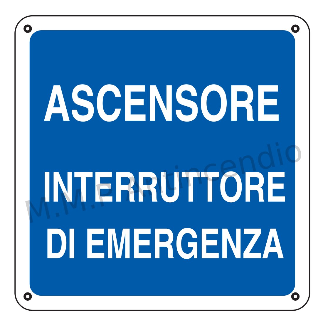 Ascensore interruttore di emergenza