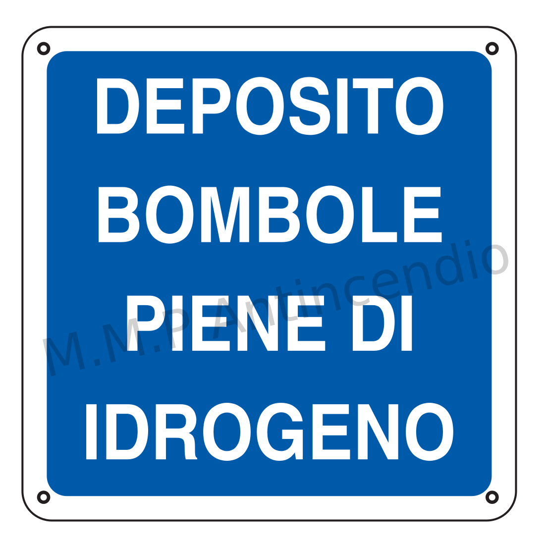 Deposito bombole piene di idrogeno