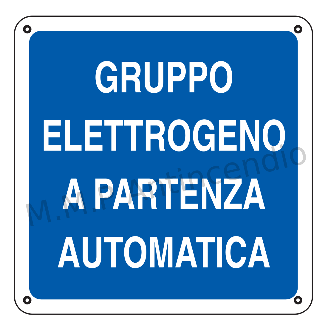 Gruppo elettrogeno a partenza automatica