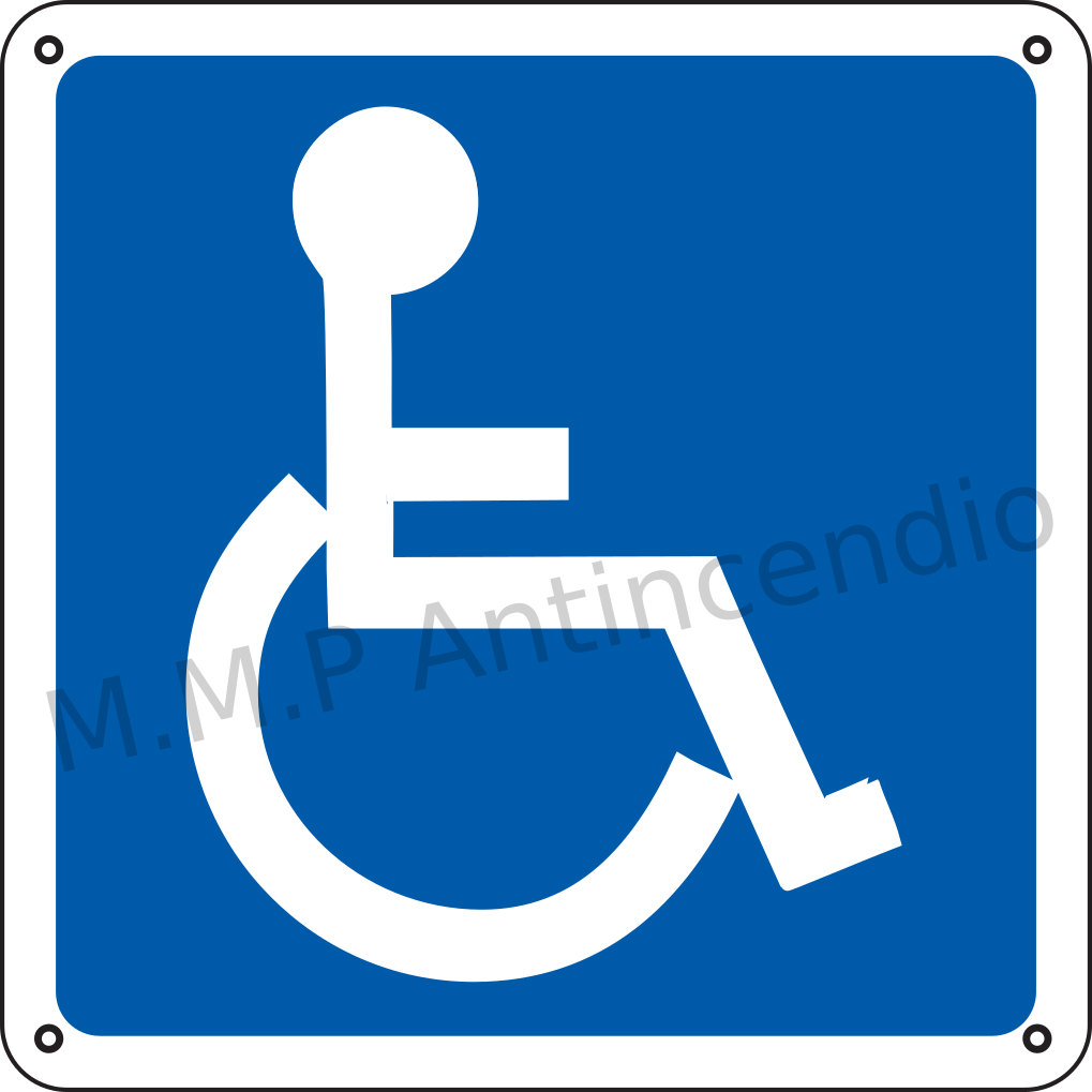 Logo disabile wc