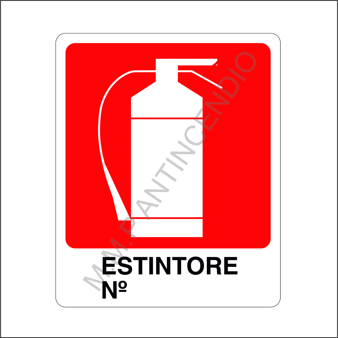 Cartello Estintore n