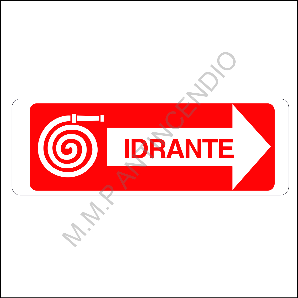 Cartello Idrante dx